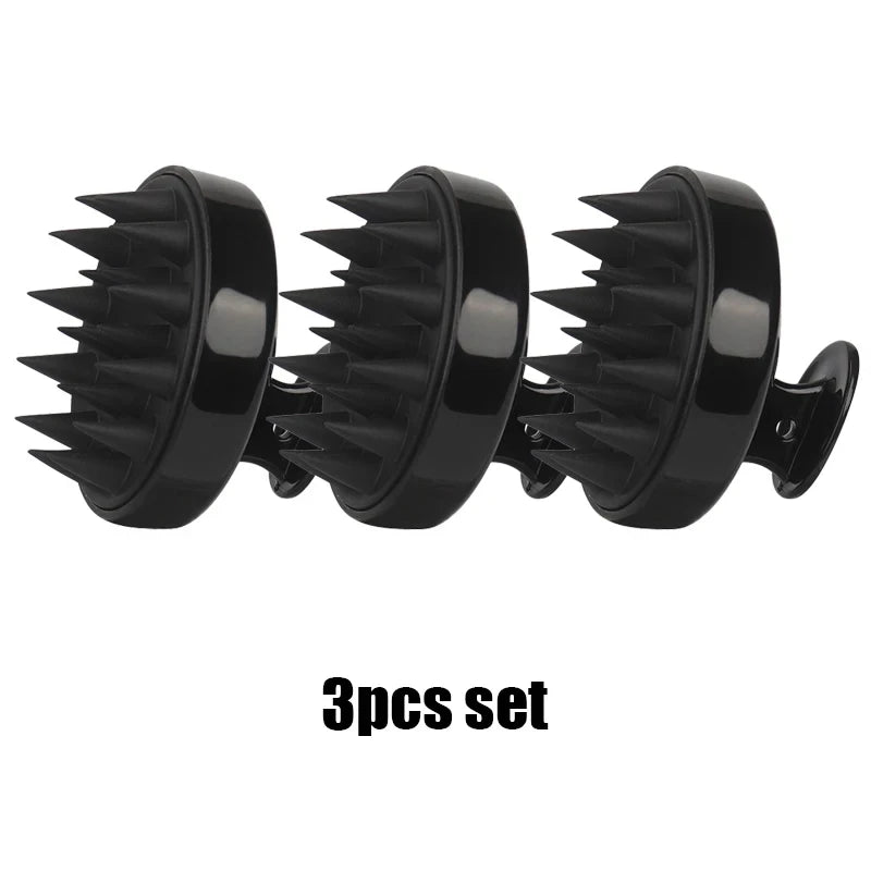 Silicone Scalp Massager Shampoo Brush