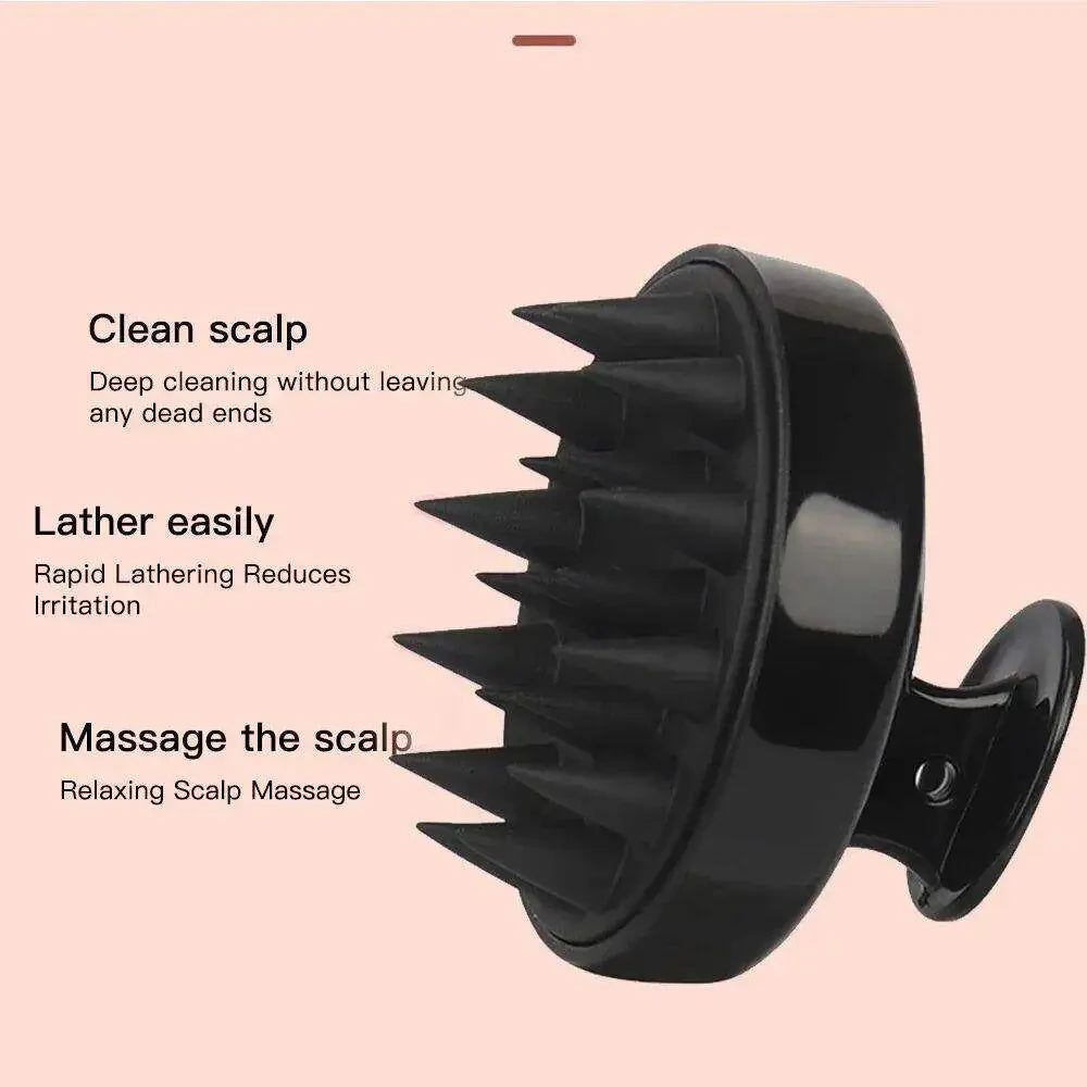 Silicone Scalp Massager Shampoo Brush