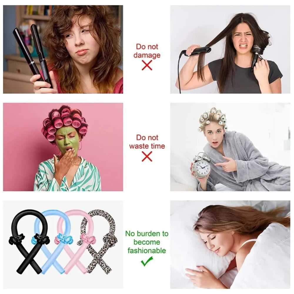 Silk Heatless Curling Rod Headband