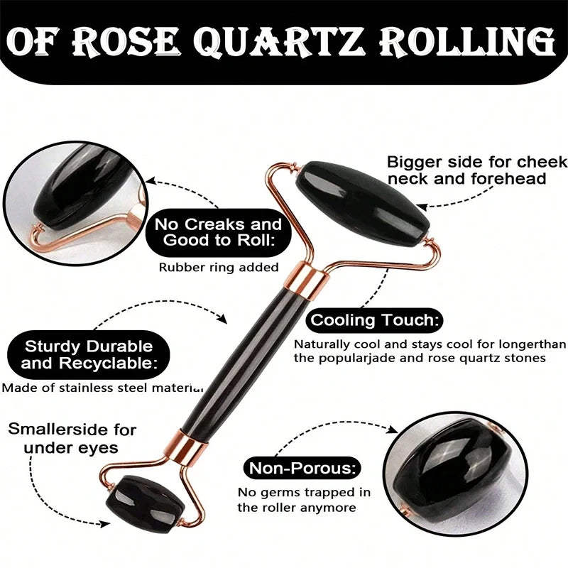 Facial Ice Roller and Gua Sha Set