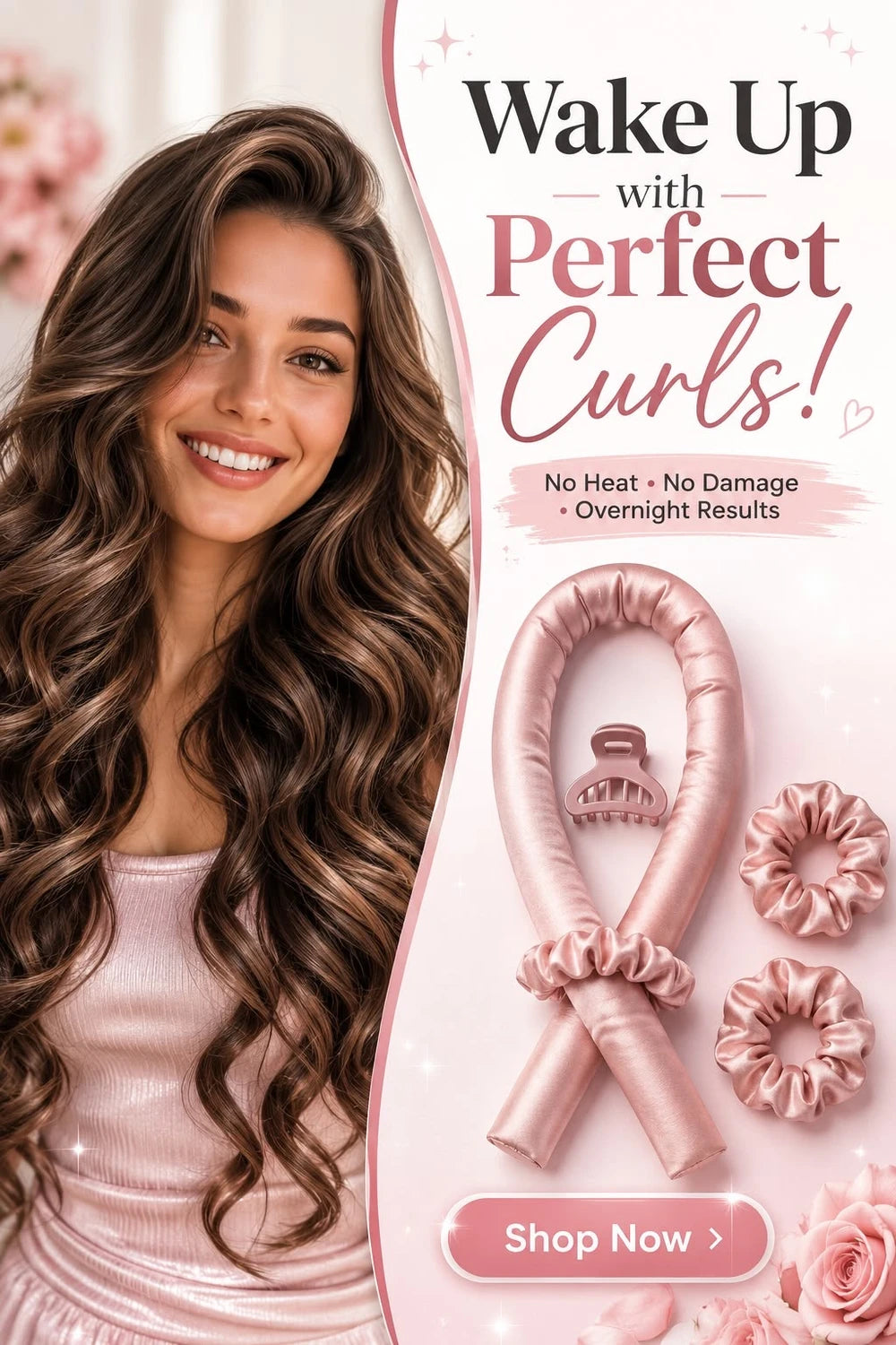Silk Heatless Curling Rod Headband